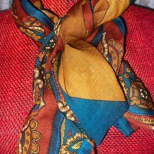 Vintage Oscar De Le Renta Neck Tie Scarf